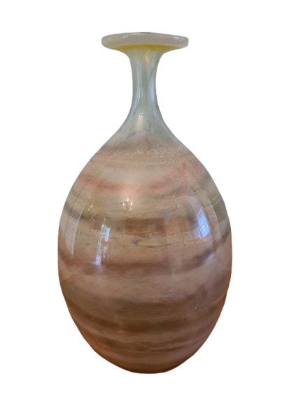 GLASBLÄSEREI SCHMID Signiert 1981 Vase Sammlerglas 15x7cm