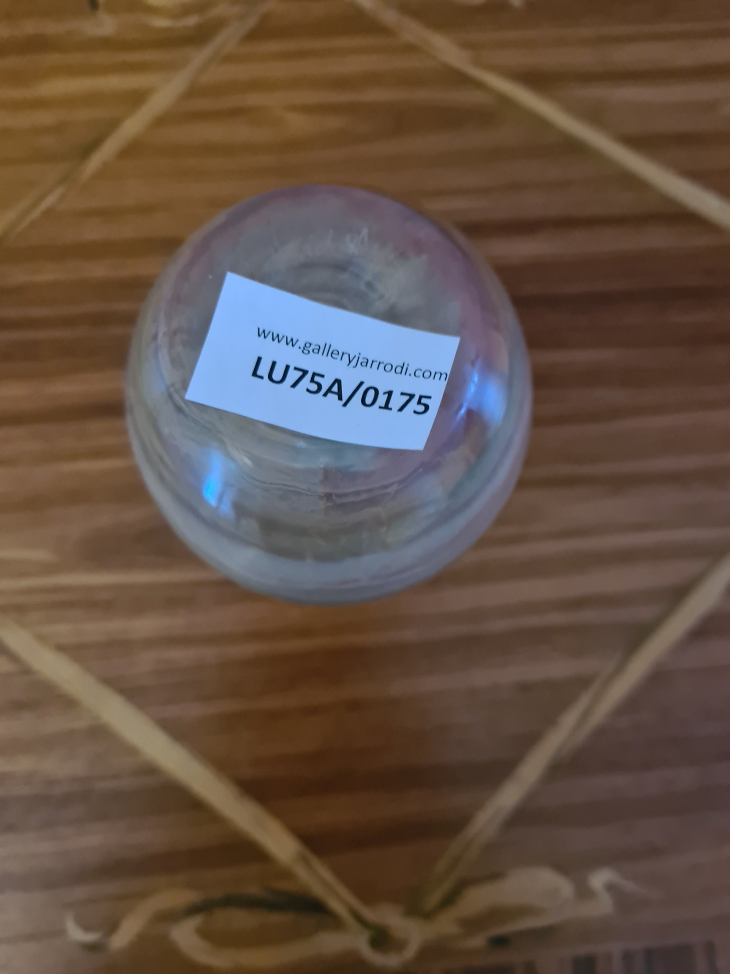 GLASBLÄSEREI SCHMID Signiert 1981 Vase Sammlerglas 15x7cm