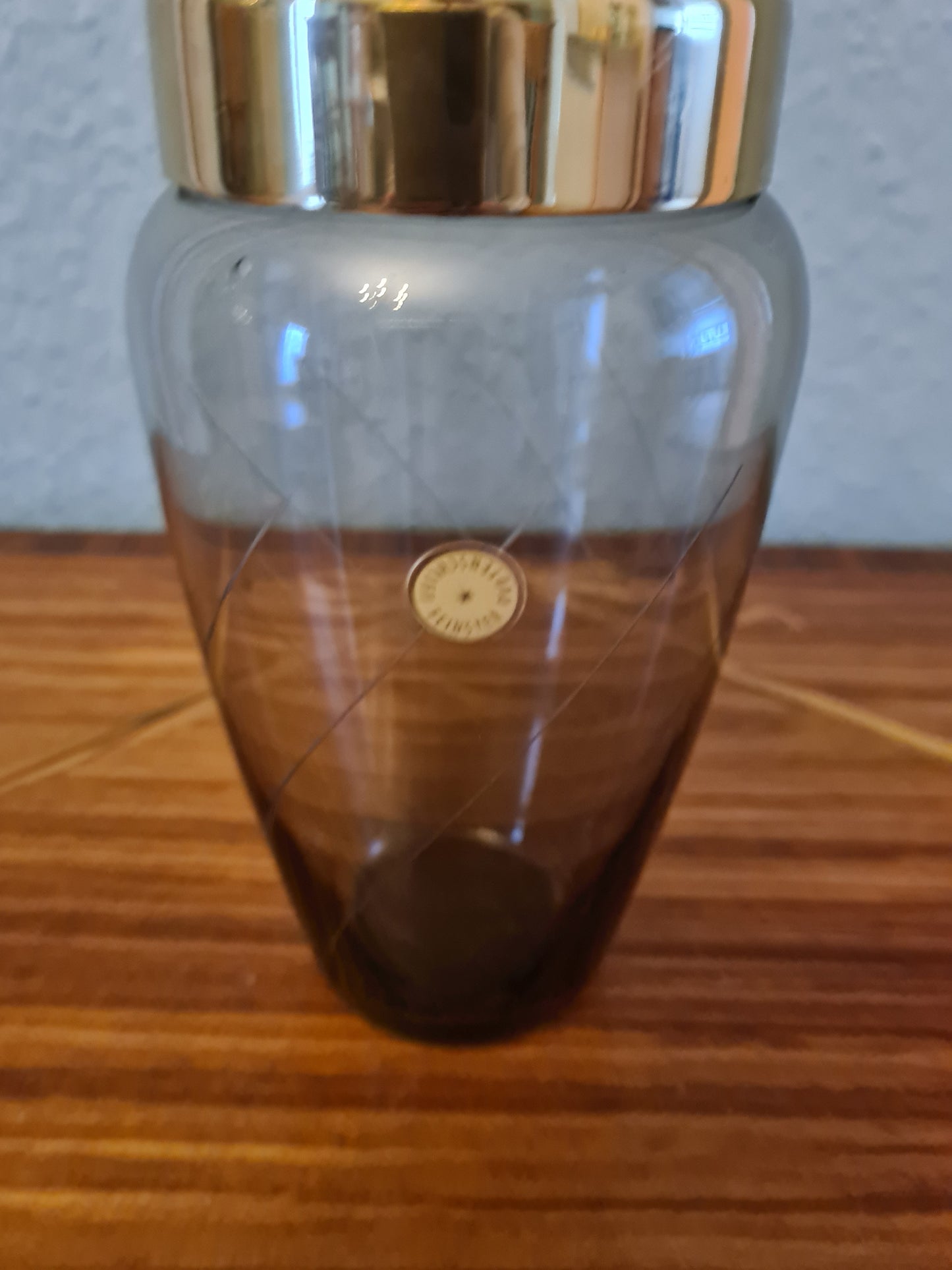 Rautenschliff Shaker Cocktailshaker MID CENTURY Glas 20x8cm