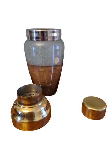 Rautenschliff Shaker Cocktailshaker MID CENTURY Glas 20x8cm