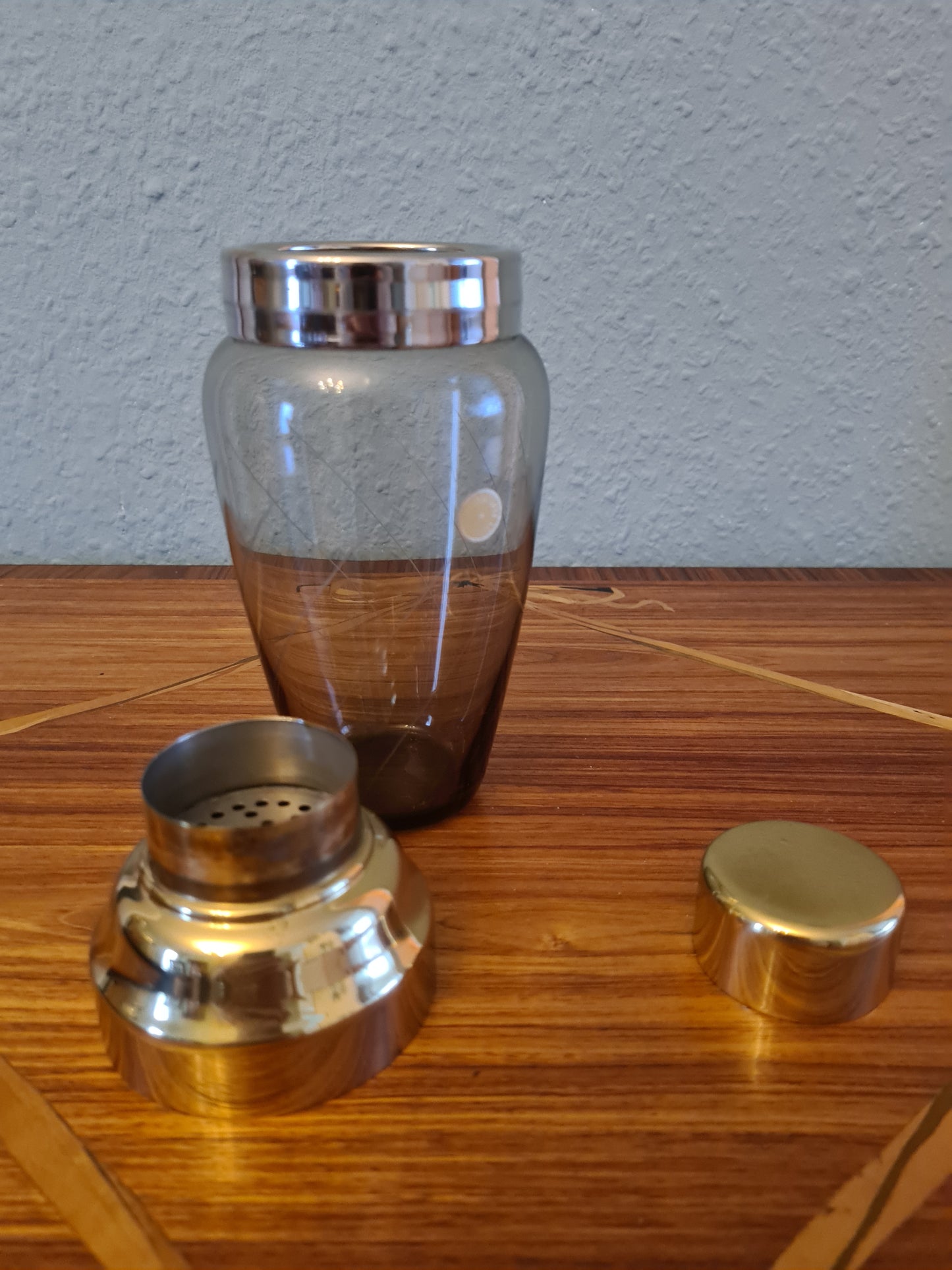 Rautenschliff Shaker Cocktailshaker MID CENTURY Glas 20x8cm