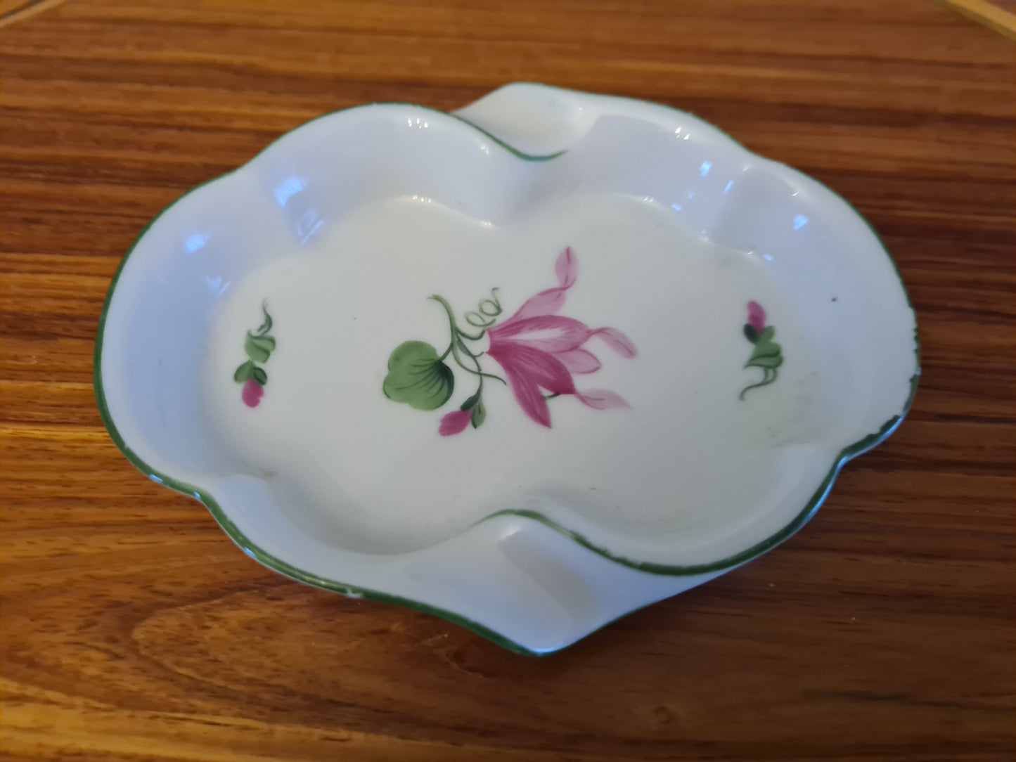 Augarten Wien Aschenbecher Porzellan Schale 11x9cm