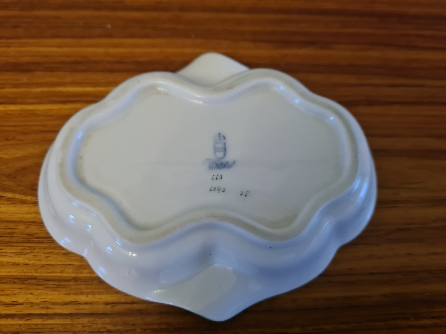 Augarten Wien Aschenbecher Porzellan Schale 11x9cm