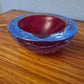 Vintage Muranoglas Schale Midcentury Design 15x6 cm