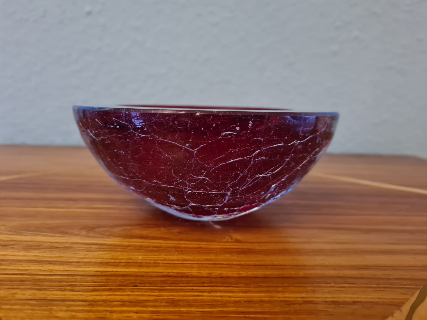 Vintage Muranoglas Schale Midcentury Design 15x6 cm