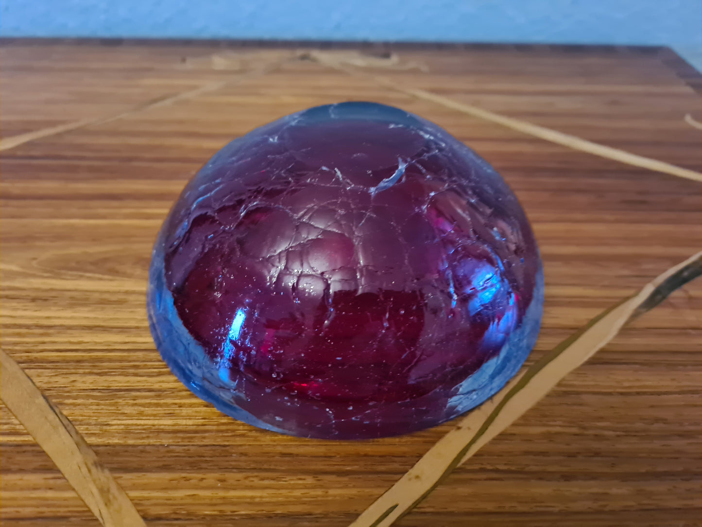 Vintage Muranoglas Schale Midcentury Design 15x6 cm