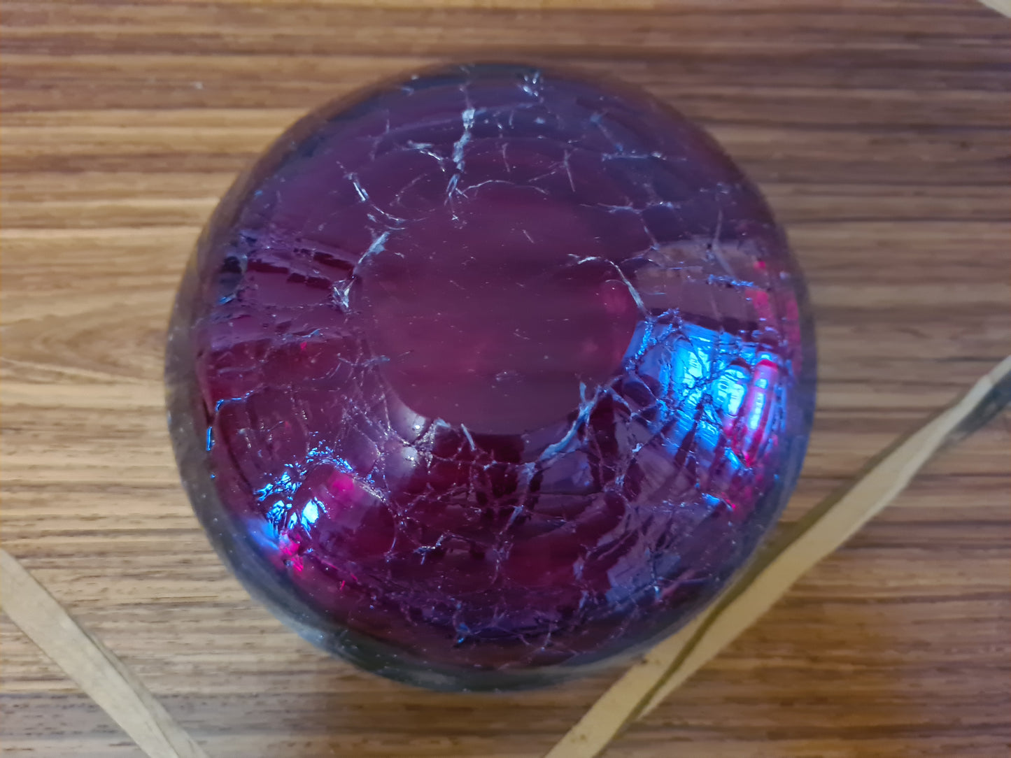 Vintage Muranoglas Schale Midcentury Design 15x6 cm