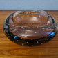 Vintage Murano Glas Schale Aschenbecher Bubbles 13x5cm