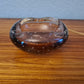 Vintage Murano Glas Schale Aschenbecher Bubbles 13x5cm