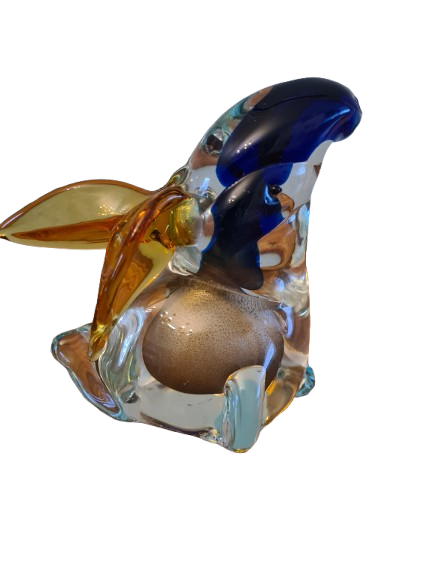 Vintage Murano Glasfigur 13x10 cm