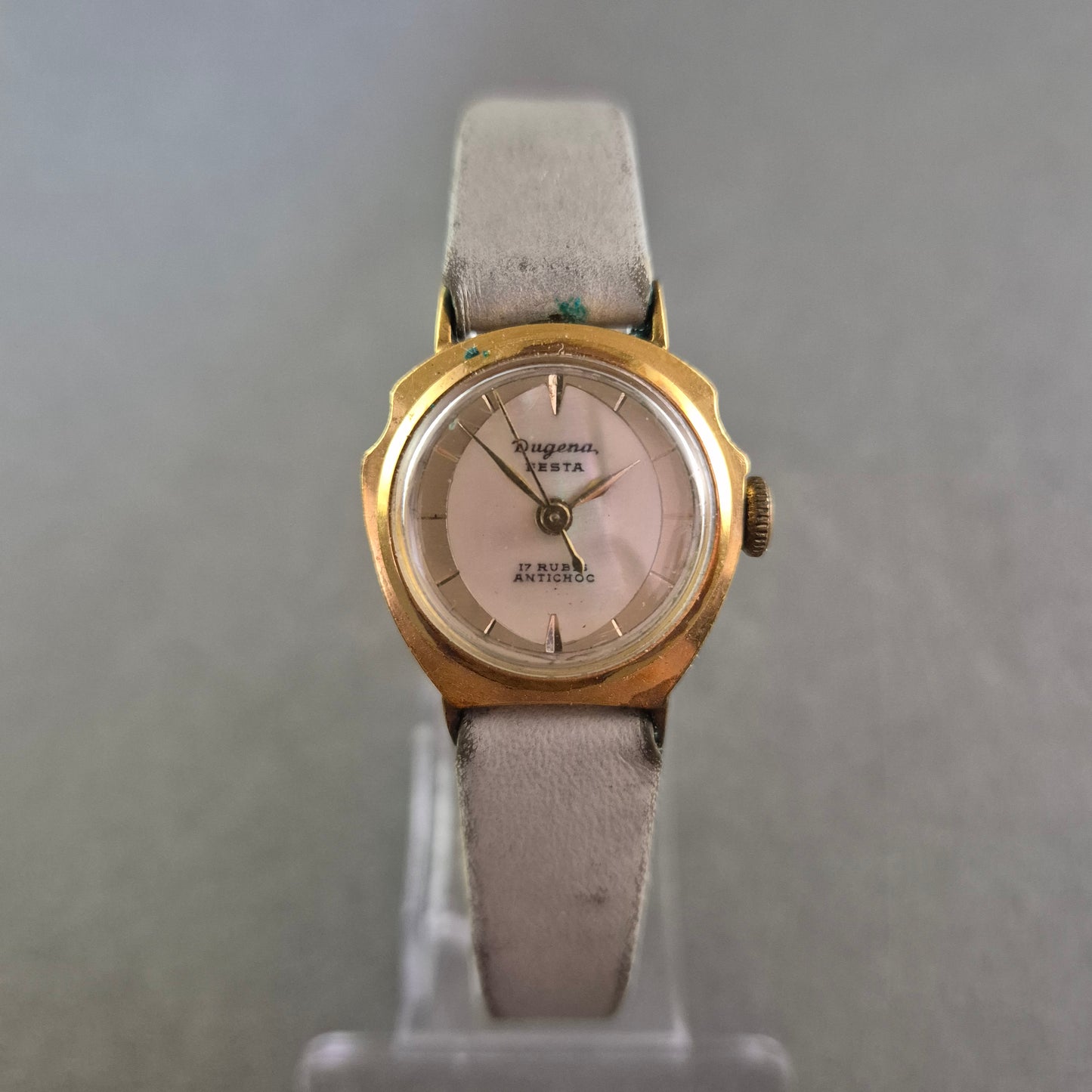 Dugena Festa Damenarmbanduhr – Mechanisch mit Vintage-Charme