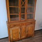 Büffetschrank Vitrine Schrank Bücherregal 2 tlg. Massiv Antik 210cm