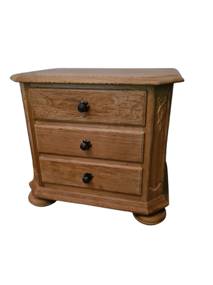 2 Stück Nachttisch Nachtschränkchen massiv Holz Landhaus 55x60cm