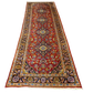 Perserteppich Orientteppich Handgeknüpfer Teppich Keshan 300x100cm