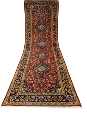 Perserteppich Orientteppich Handgeknüpfer Teppich Keshan 300x100cm