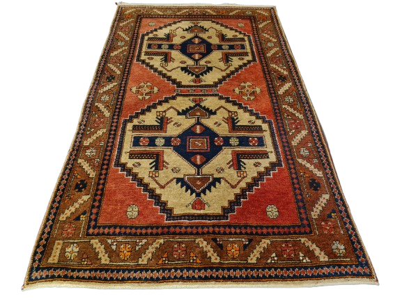Perserteppich Orientteppich Handgeknüpfter Teppich Malaya 220x130cm