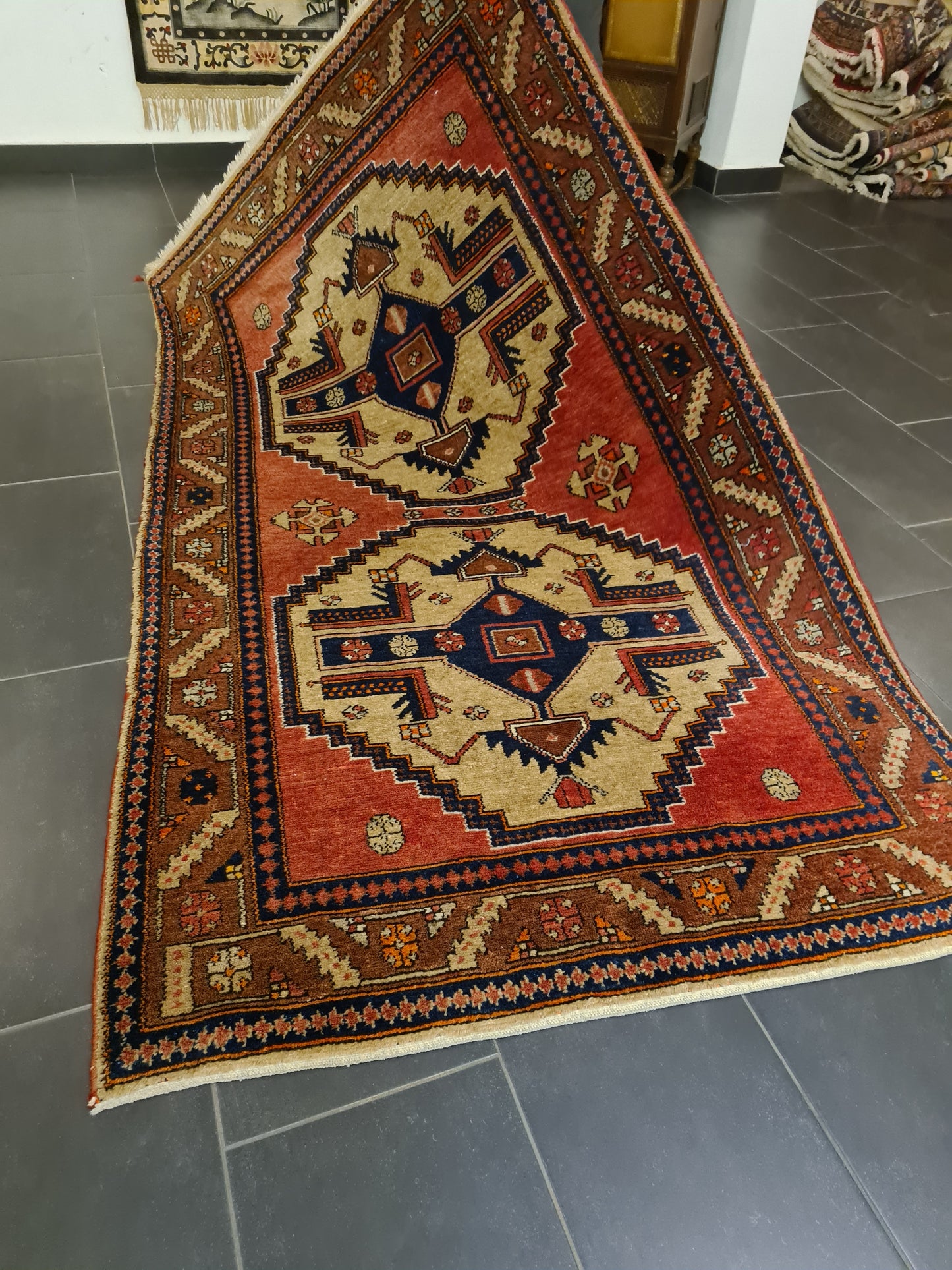 Perserteppich Orientteppich Handgeknüpfter Teppich Malaya 220x130cm
