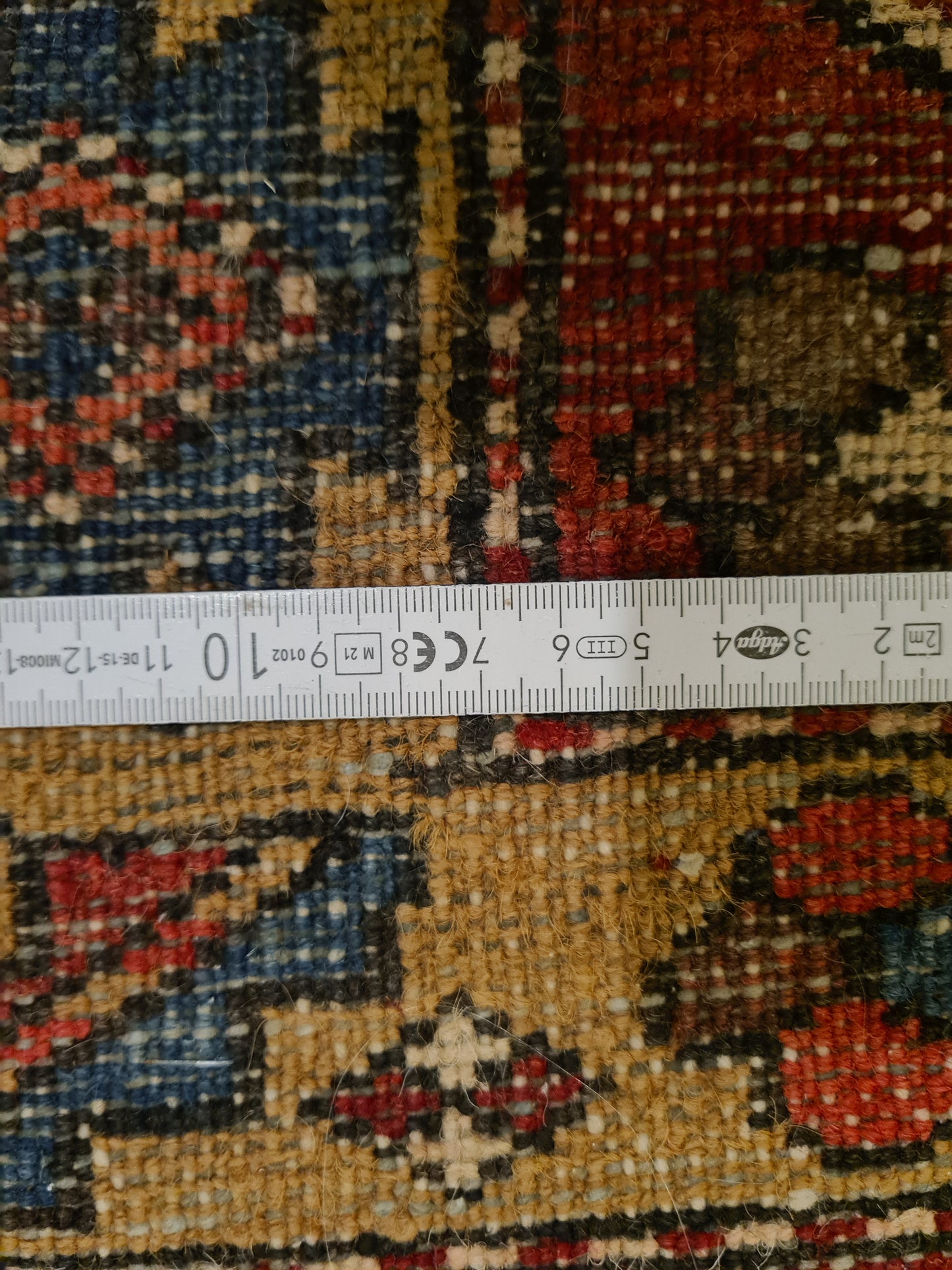 Perserteppich Orientteppich Handgeknüpfter Heris Teppich 320x105cm