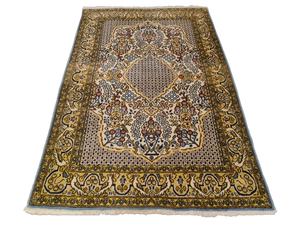Perserteppich Orientteppich Handgeknüpfter Teppich Ghoum 160x110cm