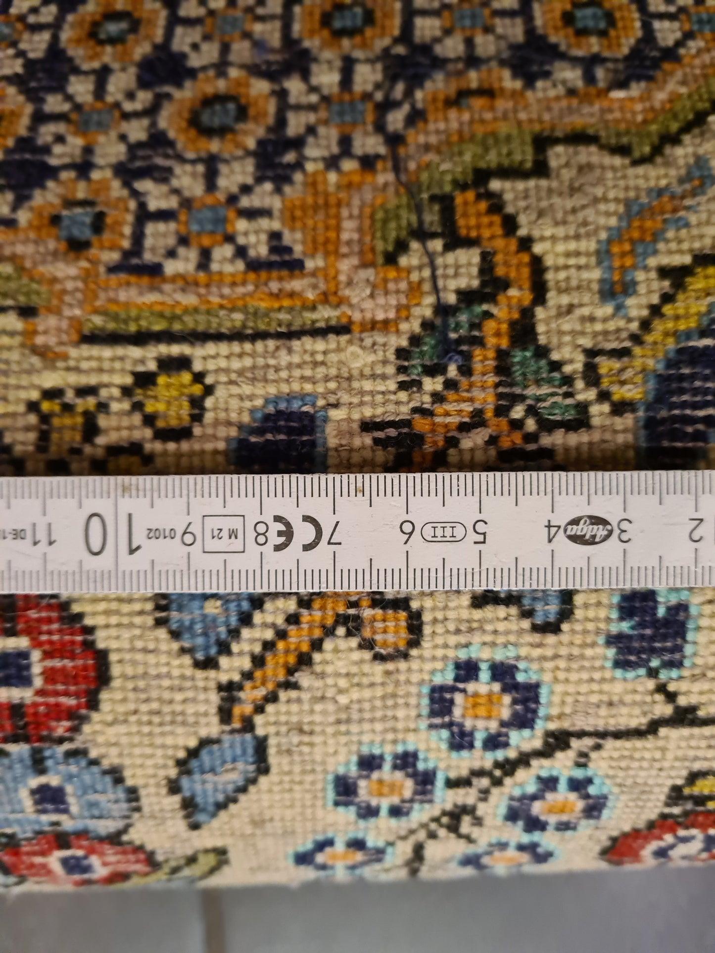 Perserteppich Orientteppich Handgeknüpfter Teppich Ghoum 160x110cm