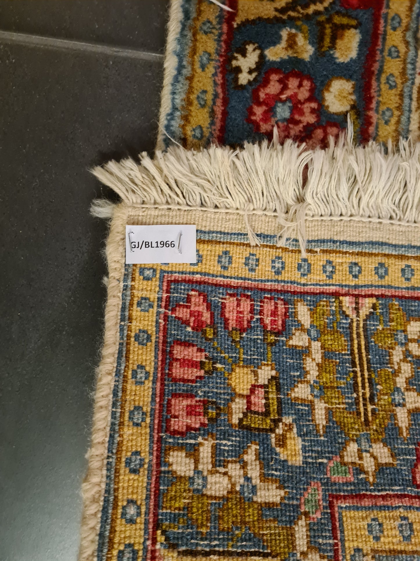 Perserteppich Orientteppich Handgeknüpfter Teppich Kirman 130x90cm
