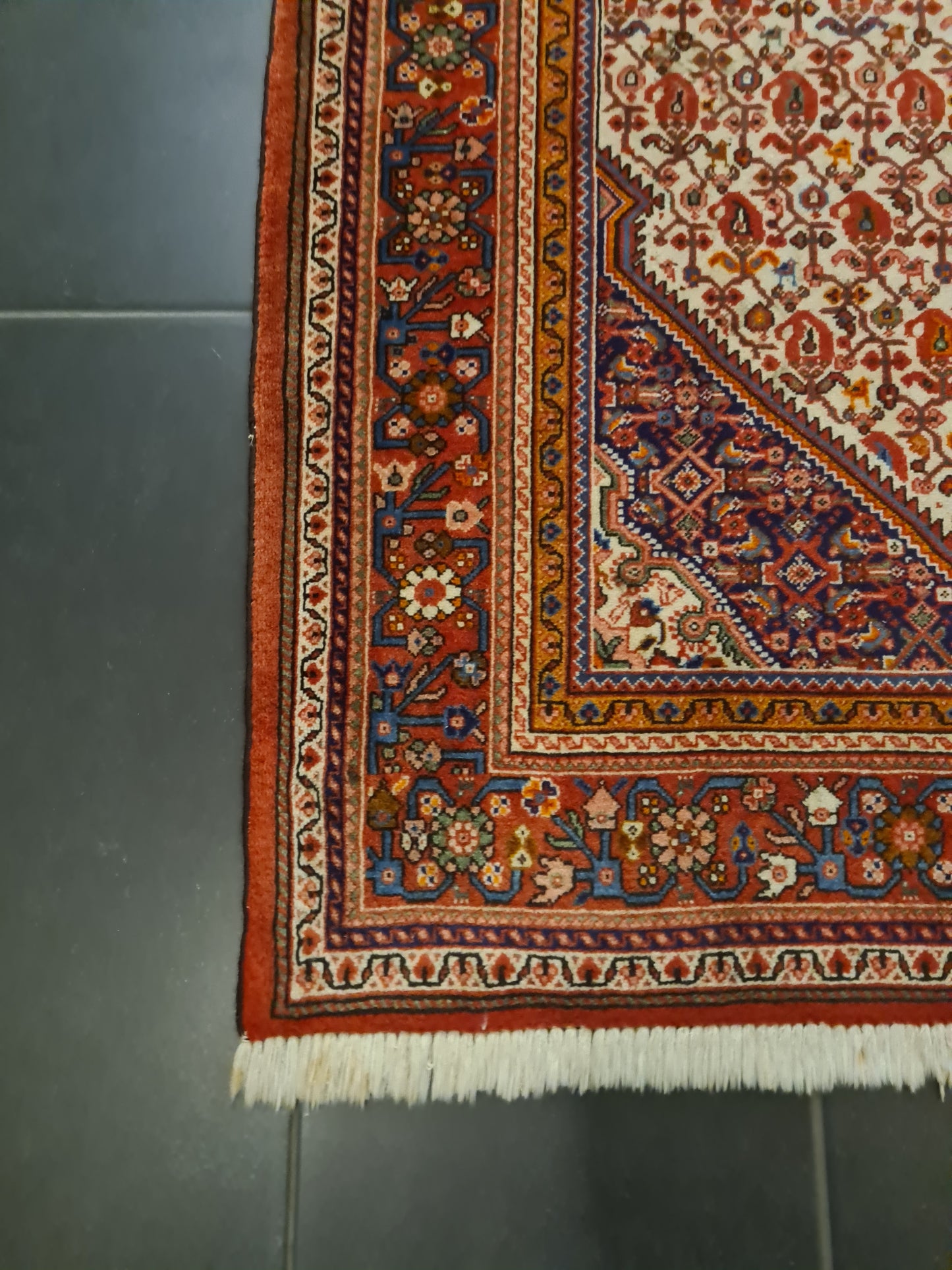 Perserteppich Orientteppich Handgeknüpfter Teppich Sarough 170x110cm