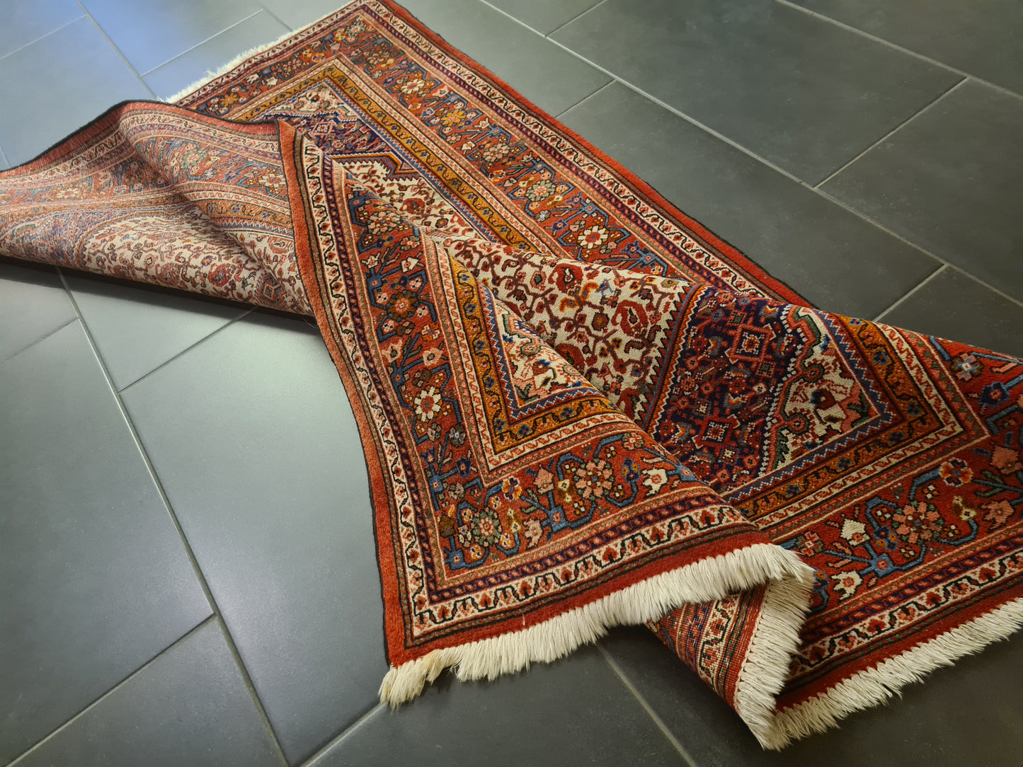 Perserteppich Orientteppich Handgeknüpfter Teppich Sarough 170x110cm