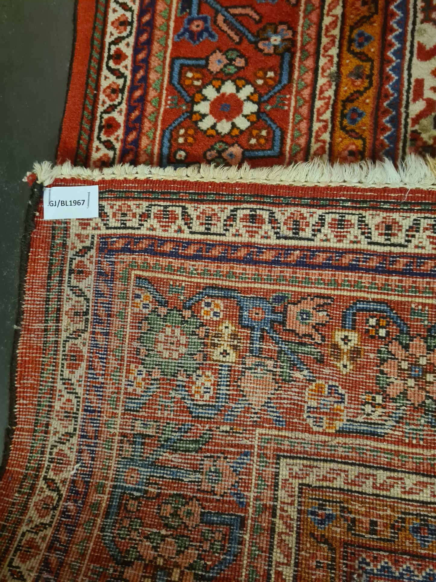 Perserteppich Orientteppich Handgeknüpfter Teppich Sarough 170x110cm