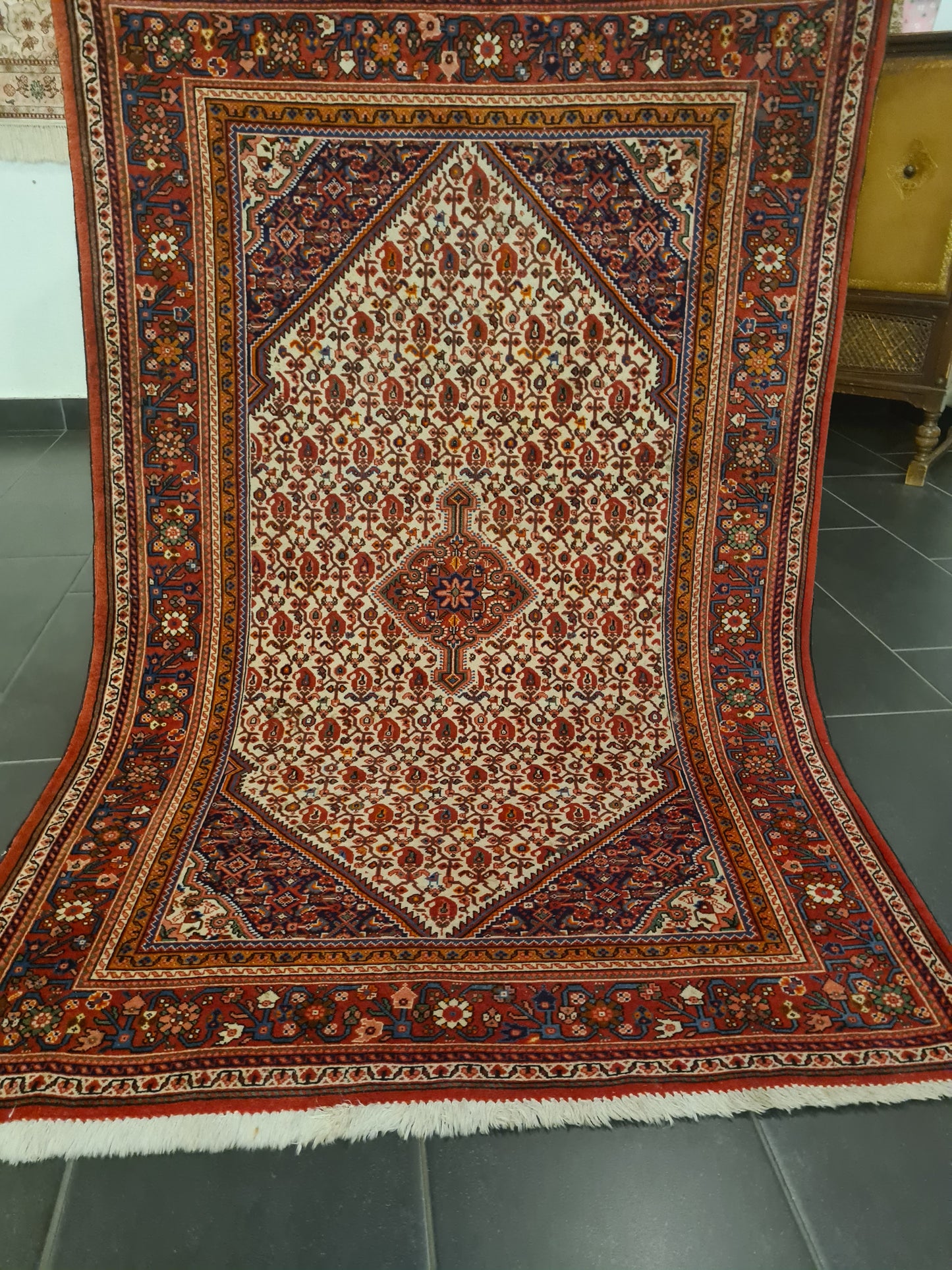Perserteppich Orientteppich Handgeknüpfter Teppich Sarough 170x110cm