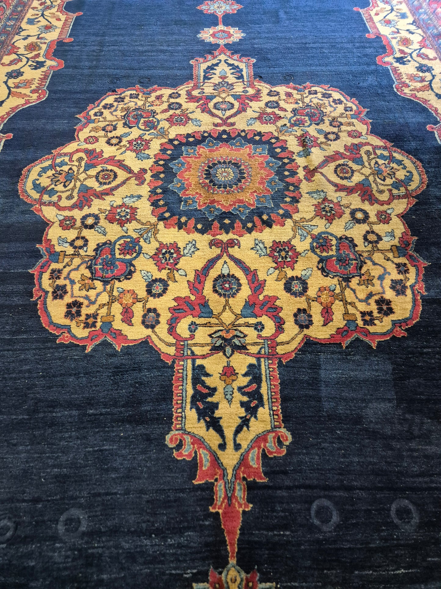 Antiker Handgeknüpfter Perserteppich Fergahan Sarough 675x345cm