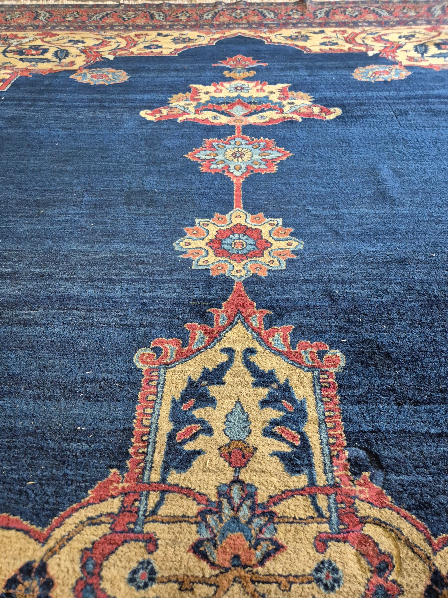 Antiker Handgeknüpfter Perserteppich Fergahan Sarough 675x345cm