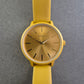 OOZOO Unisex Uhr – Modernes Design in Gelb-Gold Optik