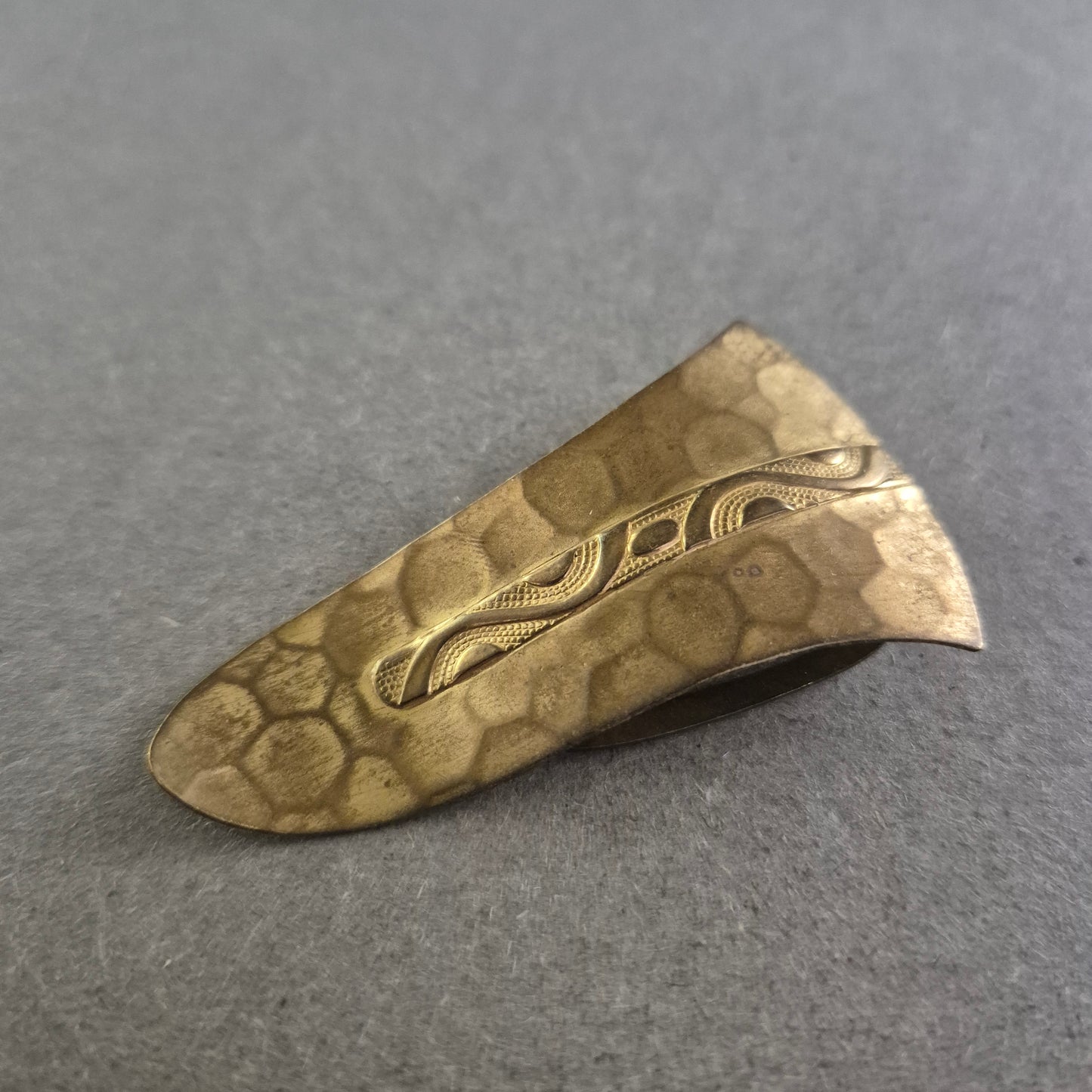 Vintage Schuhclip aus Messing – Dekoratives Accessoire im Retro-Stil