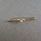 Vintage Anstecknadel mit echter Perle – Schlichte Eleganz im Retro-Stil