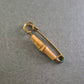 Vintage Sicherheitsnadel mit Bambus-Element – Exotisches Accessoire