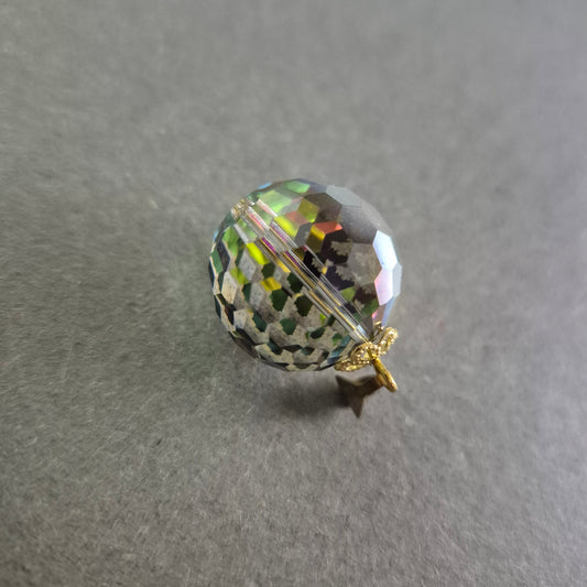 Vintage Kristall-Anhänger mit Facettenschliff – Funkelnder Blickfang