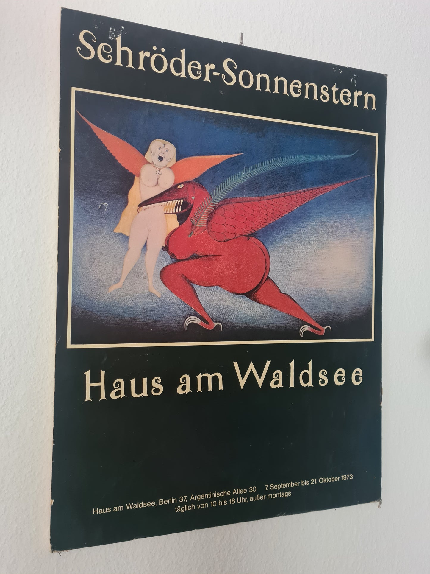 Kunstplakat „Schröder-Sonnenstern – Haus am Waldsee“ 81x60cm