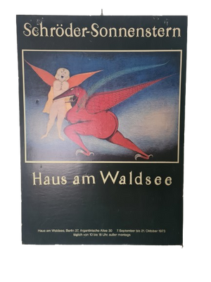 Kunstplakat „Schröder-Sonnenstern – Haus am Waldsee“ 81x60cm