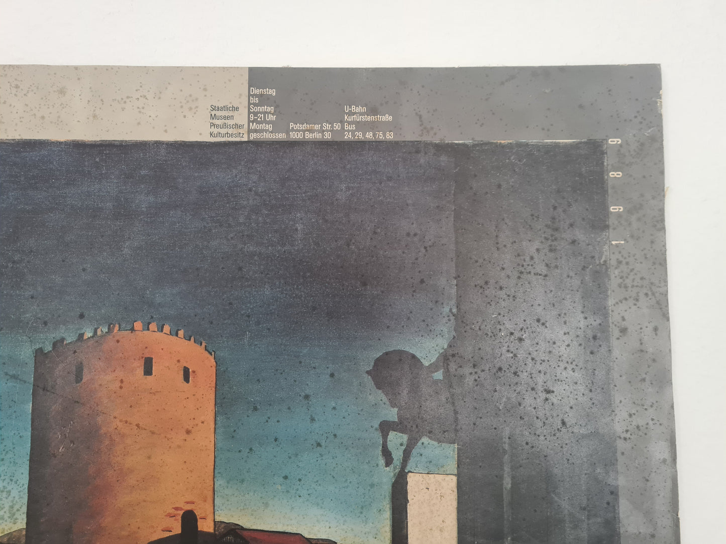 Kunstplakat „Guggenheim – Nationalgalerie Berlin“ 84x60cm