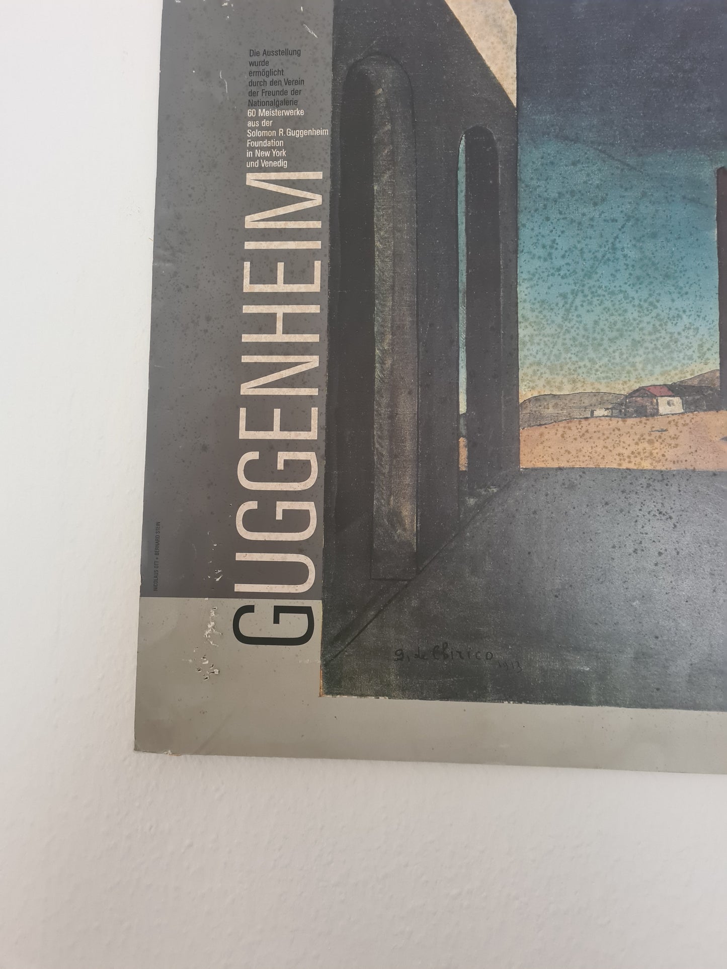 Kunstplakat „Guggenheim – Nationalgalerie Berlin“ 84x60cm