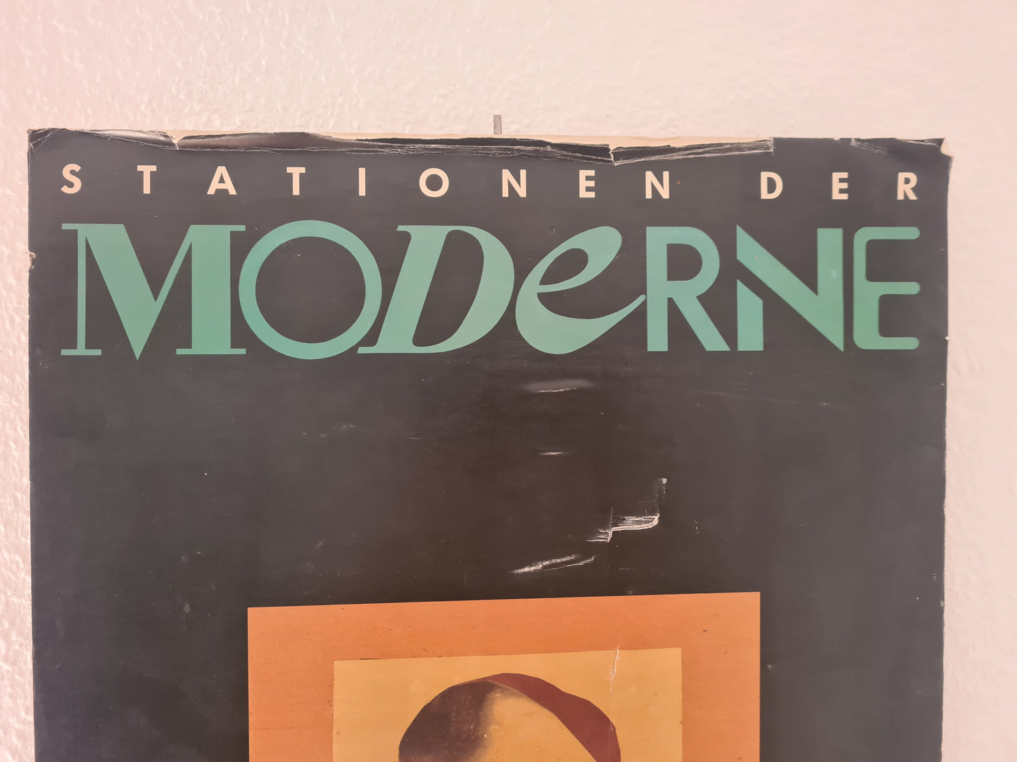 Kunstplakat „Stationen der Moderne – Berlinische Galerie 1988/89“ 60x42cm