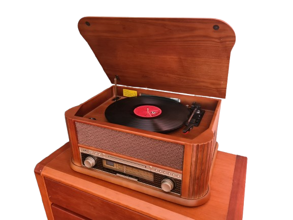 Classic Phono TCD-2500 USB Radio/CD-Player mit 2 Lautsprechern 50cm