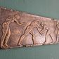 Relief-Wandbild – Griechische Kämpfer in massivem Stein 80x30cm