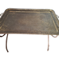 Antiker Tablett Tisch Messing Metall Tisch Orient Serviertisch 85x50cm