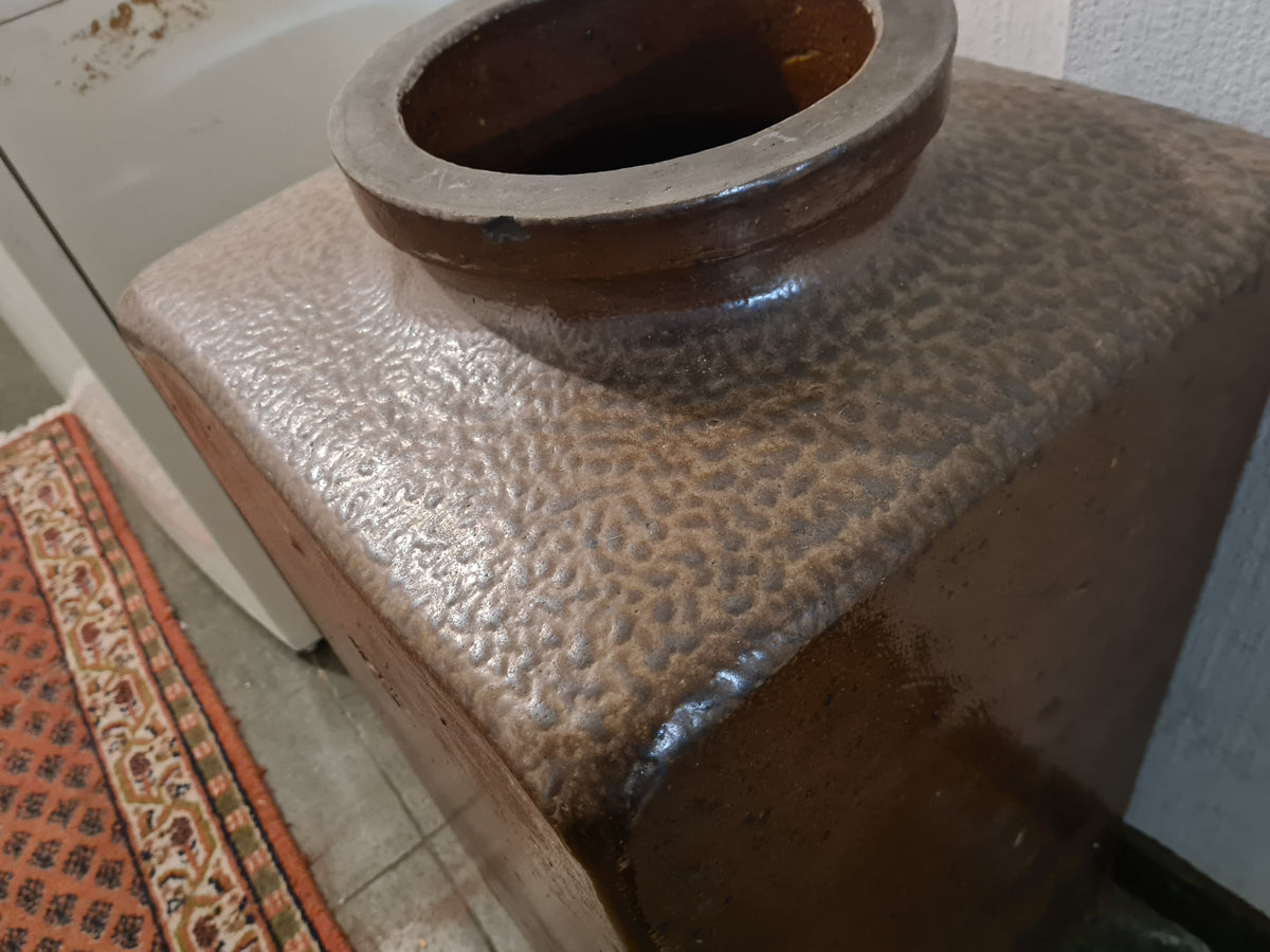 Steinzeug Behälter mit Deckel Keramik Vorratsgefäß von Paulus 90cm – Gallery Jarrodi