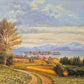 Josef Hofbauer (1907-1998) Ölgemälde Fraueninsel Chiemsee 38x44cm