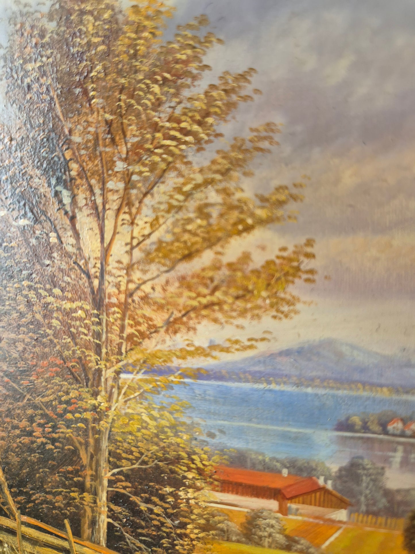 Josef Hofbauer (1907-1998) Ölgemälde Fraueninsel Chiemsee 38x44cm