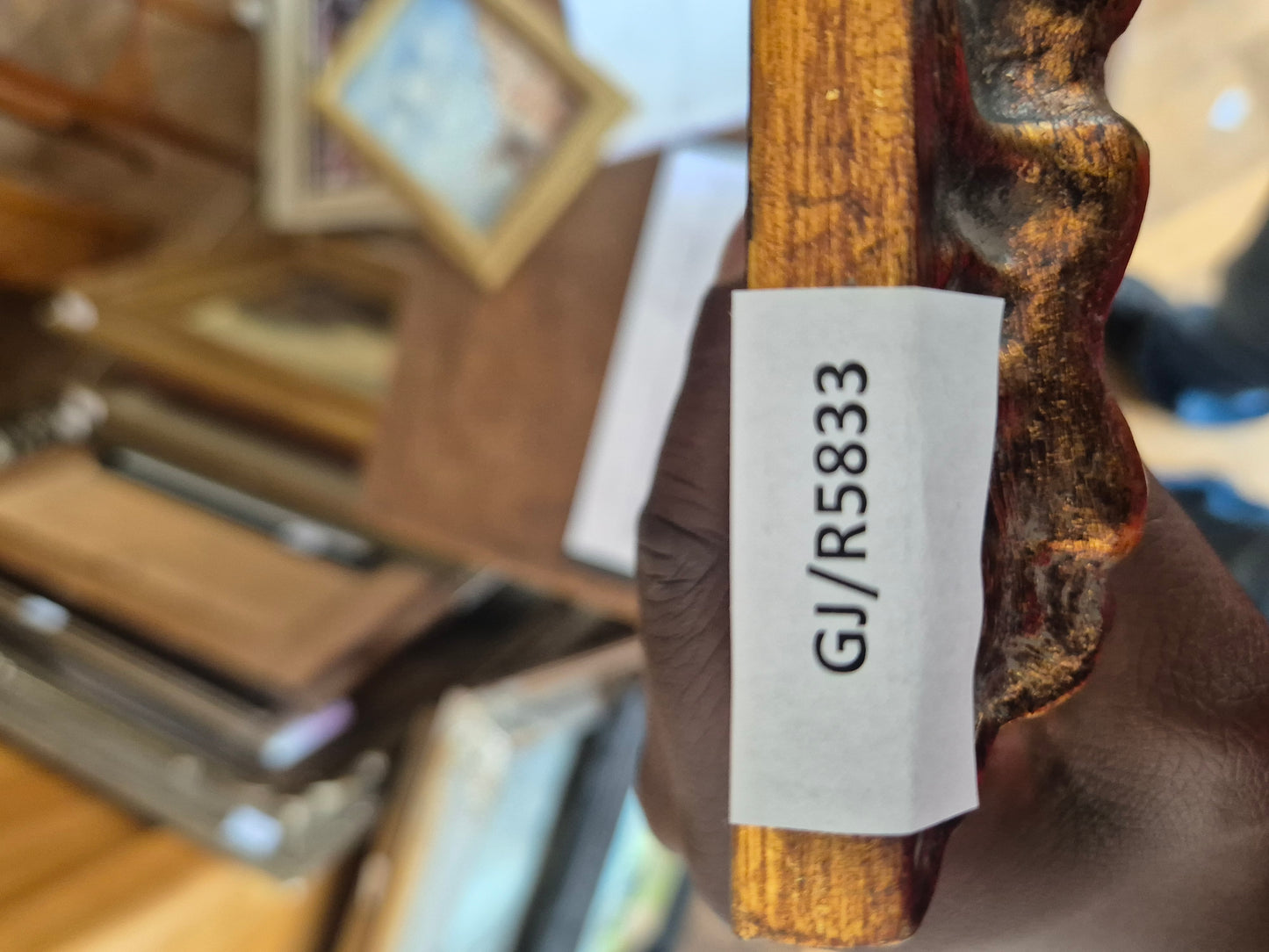 Europäische Schule (XX) Ölgemälde kleine Winterlandschaft Signiert