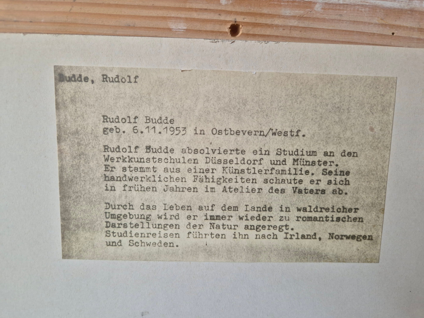 Rudolf Budde (geb. 1953) Ölgemälde Herbstlicher Marktplatz Blumenmarkt