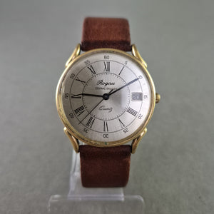 Rogau Herrenarmbanduhr – Klassisches Design mit Cognac Gautier Motiv